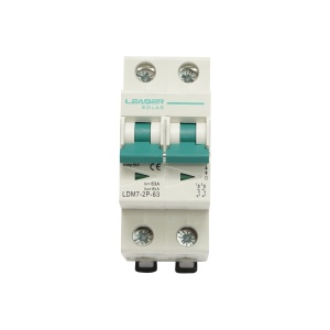 Siguranta automata tip intreruptor LDM7-63-2P, Cod: DISHT42, Brand: Leader - Img 1