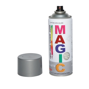 Spray vopsea Magic gri platin 450 ml, Cod: FOXD69, Brand: MAGIC - Img 3