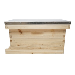 Stup orizontal din lemn pentru albine, 5 rame, 505x230x245mm, Cod: DISKP92 - Img 2