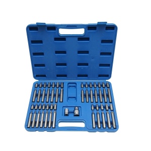 Trusa chei imbus, biti torx, hex si spline 54 piese, Cod: BK80617, Brand: BRECKNER GERMANY - Img 1