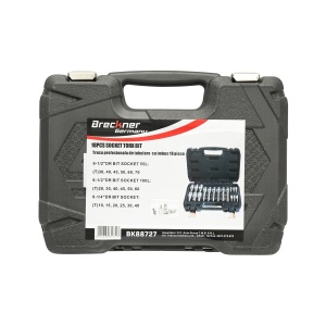 Trusa profesionala torx cu biti 18 piese, Cod: BK88727, Brand: BRECKNER GERMANY - Img 2