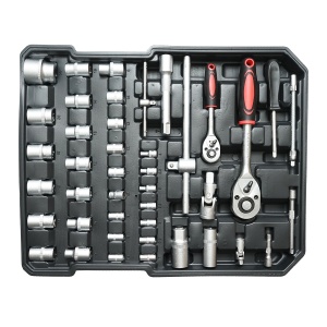 Trusa scule si unelte combinate tip troler 187 piese, Cod: DISMK96, Brand: BRECKNER GERMANY - Img 8