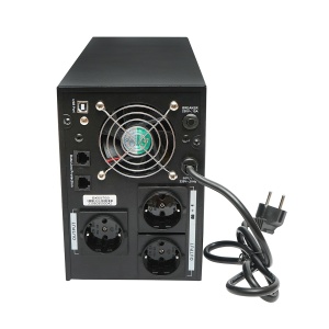 UPS 3000VA/1800W cu baterii 4x9Ah si 3 prize shuko, LCD, USB, AVR, Cod: BK69769, Brand: BRECKNER GERMANY - Img 2