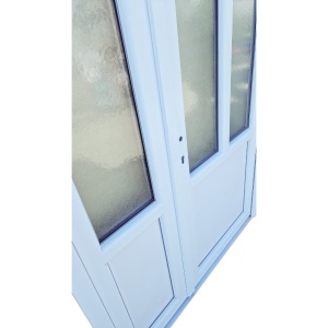 Usa T-Model dubla, PVC & termopan, 120x210cm, alba, dreapta, Kirchberger, 7cm, 5 camere - Img 5