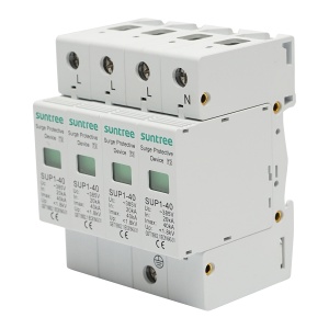 Descarcator la supratensiune cu semnalizare pentru sisteme fotovoltaice 4P ACSPD 380VDC, 2040KA, Cod: BK77751, Brand: SUNTREE - Img 2