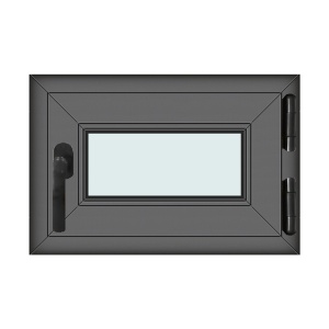 Fereastra 60x40cm, 1 canat, antracit, dreapta si rabatare, Klass, 7cm, 6 camere, 2 garnituri - Img 1