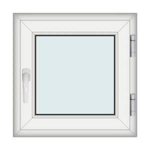 Fereastra 70x70cm, 1 canat, alb, dreapta si rabatare, Eurotech, 8.1cm, 6 camere, 3 garnituri - Img 1