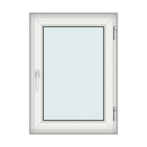 Fereastra 80x110cm, 1 canat, alb, dreapta si rabatare, Klass, 7cm, 6 camere, 2 garnituri - Img 1