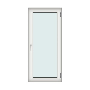 Fereastra 90x200cm, 1 canat, alb, dreapta si rabatare, Eurotech, 8.1cm, 6 camere, 3 garnituri - Img 1