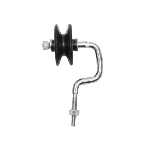 Izolator negru cu filet M6 gard electric, Cod: BK87522, Brand: BRECKNER GERMANY - Img 1