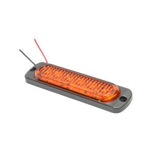 Lampa laterala stroboscopica LED galbena 113mm 12-24V FR2172Y, Cod: BK69502, Brand: BRECKNER GERMANY - Img 4