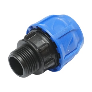 Racord compresiune, cu filet exterior, D25mmx3/4 toll, PN16, pentru sisteme irigatii, Cod: DISLV39, Poelsan - Img 3