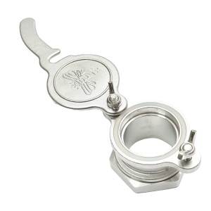 Robinet din inox pentru maturator miere 58mm, Cod: DISKS38 - Img 3