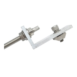 Set clema L pentru acoperis tabla cu bolt M10X200mm prinderi panou solar fotovoltaic, Cod: BK77786, Brand: BRECKNER GERMANY - Img 5
