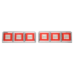 Set lampi spate camion cu LED fara semnalizare 598x220, 12/24V, Cod: BK69103, Brand: BRECKNER GERMANY - Img 1