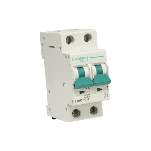 Siguranta automata tip intreruptor LDM7-63-2P, Cod: DISHT42, Brand: Leader - Img 2