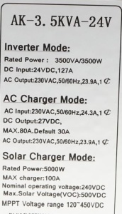 Sistem solar fotovoltaic cu invertor 3.5KW 220V ON-Grid Hibrid 100A MPPT, Cod: BK88704, Brand: BRECKNER GERMANY - Img 7