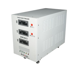 Stabilizator automat de tensiune 20KVA, 16KW trifazat cu servomotor, Cod: BK69935, Brand: BRECKNER GERMANY - Img 2