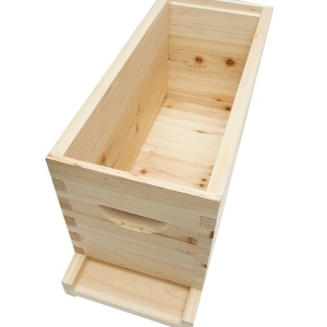 Stup orizontal din lemn pentru albine, 5 rame, 505x230x245mm, Cod: DISKP92 - Img 3