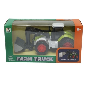 Tractor verde cupa frontala, 175x65x80mm jucarie copii +3 ani, Cod: DISLW91C - Img 1
