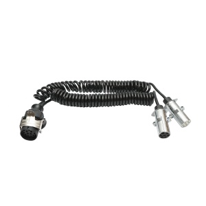 Cablu adaptor ABS stecher remorca sipralat tip Y 7/7-15 pini, 8JA 005 952-041, 502T1135, Cod: BK87403, Brand: BRECKNER GERMANY - Img 1