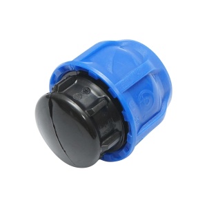 Dop capat compresiune, D25mm, max 16bar, pentru sisteme irigatie, PEHD, Cod: DISLV67, Poelsan - Img 2