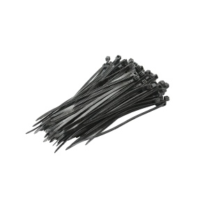 Faseta, colier plastic 2.5x100mm, negru, set 100buc, Cod: DISMT54, Brand: BRECKNER GERMANY - Img 1