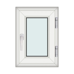 Fereastra 50x70cm, 1 canat, alb, dreapta si rabatare, Eurotech, 8.1cm, 6 camere, 3 garnituri - Img 1