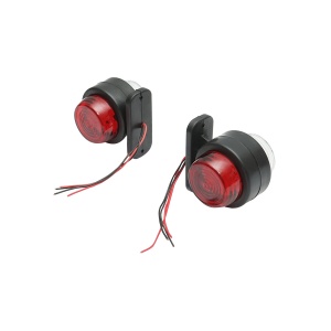 Lampi laterale de gabarit cu LED 12/24V, rosu-alb, Cod: BK69445, Brand: BRECKNER GERMANY - Img 3