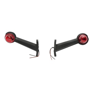 Lampi laterale de gabarit cu LED 24V, rosu-alb, PVC dur /set, Cod: DISTD0668006PALR, Brand: BRECKNER GERMANY - Img 1