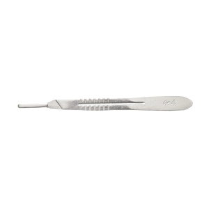 Maner bisturiu din inox nr 3 pentru lame nr 18-24, Cod: BK77857, Brand: BRECKNER GERMANY - Img 1
