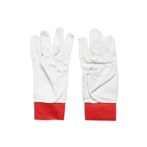 Manusi protectie din piele de capra alb-rosu Nr 11, Cod: BK78015, BRECKNER GERMANY - Img 3