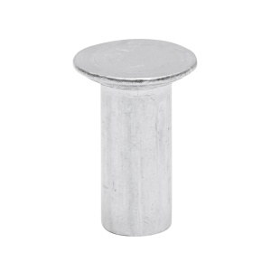 Nit aluminiu solid 24.6x10, diametru cap 18mm Cod: DISEN25, Brand: BRECKNER GERMANY - Img 1