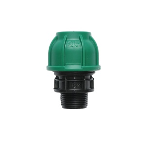 Racord compresiune cu filet exterior D25mmx3/4 toll,, pentru sisteme de irigatii, Cod: BK78437 Echivalență: DISLS02, Breckner Germany - Img 1