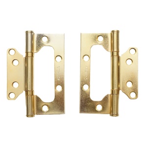 Set 2 balamale coplanare 100x73mm, zincate cu suruburi, Cod: DISKU05 - Img 2