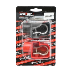 Set borne baterie cu protectie cauciuc, Cod: BK80262, Brand: BRECKNER GERMANY - Img 1