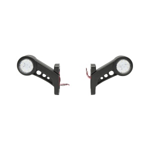 Set lampi laterale de gabarit cu LED 12-24V, rosu-alb, PVC elastic, Cod: BK69515, Brand: BRECKNER GERMANY - Img 2