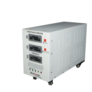 Stabilizator automat de tensiune 15KVA, 12KW trifazat cu servomotor, Cod: BK69934, Brand: BRECKNER GERMANY - Img 2