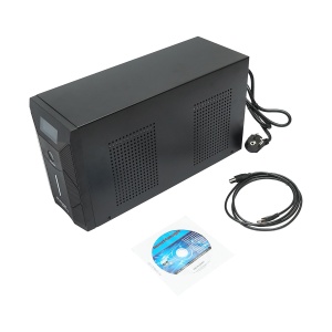UPS 3000VA/1800W cu baterii 4x9Ah si 3 prize shuko, LCD, USB, AVR, Cod: BK69769, Brand: BRECKNER GERMANY - Img 4