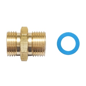Adaptor teava flexibila, gofrata din inox cu garnitura, DN12-1/2 Cod: DISKL84, Breckner Germany - Img 1