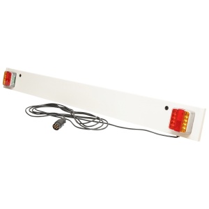 Bara remorca cu lampi LED, cablu 6m, fisa cu 7 pini, Cod: BK69126, Breckner Germany - Img 2
