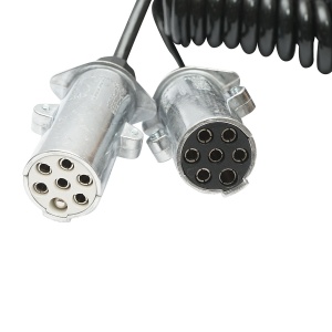 Cablu adaptor ABS stecher remorca sipralat tip Y 7/7-15 pini, 8JA 005 952-041, 502T1135, Cod: BK87403, Brand: BRECKNER GERMANY - Img 2