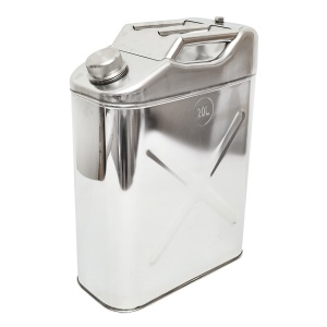 Canistra otel inoxidabil 20L cu furtun flexibil si dop insurubabil, Cod: DISMH55 - Img 3