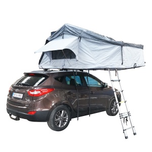 Cort auto impermeabil pentru 2 persoane, prindere pe plafon cu extensie, plaforma si scara Cod: DISMM32, Breckner Germany - Img 1