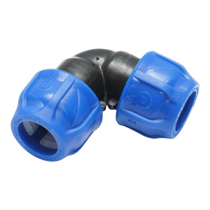 Cot egal compresiune, D25x25mm, PN16, pentru sisteme de irigatii, Cod: DISLV86, Poelsan - Img 1