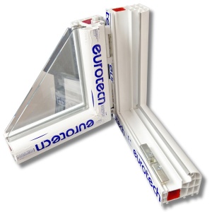 Fereastra 190x130cm, 3 canate, alb, dreapta si rabatare, Eurotech, 8.1cm, 6 camere, 3 garnituri - Img 7