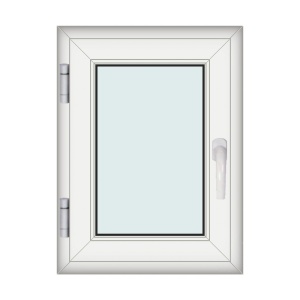 Fereastra 60x80cm, 1 canat, alb, stanga si rabatare, Eurotech, 8.1cm, 6 camere, 3 garnituri - Img 1