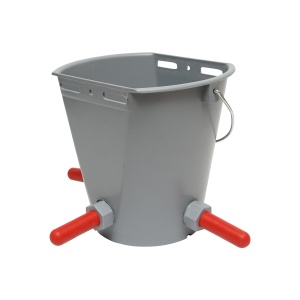 Galeata 8L cu 3 suzeta pentru alaptat vitei - adapatoare, Cod: DISAW28, Brand: BRECKNER GERMANY - Img 2