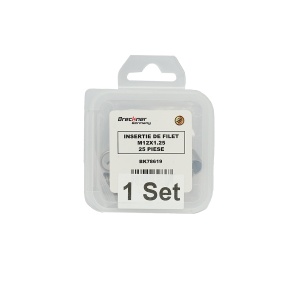 Insertie spiralata pentru reparat filete M12x1.25mm 25 piese, Cod: BK78619, Brand: BRECKNER GERMANY - Img 4