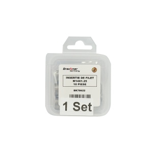 Insertie spiralata pentru reparat filete M14x1.25mm 10 piese, Cod: BK78622, Brand: BRECKNER GERMANY - Img 3